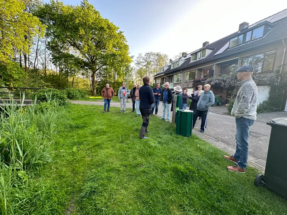 Uitleg aan buurtbewoners